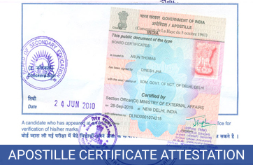 apostille certificate attestation services for european country in india