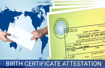 birth certificate attestation services for bahrain in india